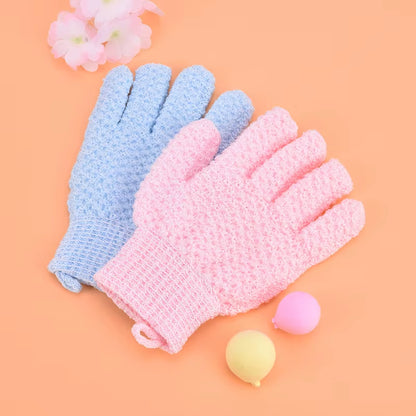 1Pc Bath for Peeling Exfoliating Mitt Gloves for Shower Body Brush Fingers Towel Body Massage Sponge Wash Moisturizing SPA Foam