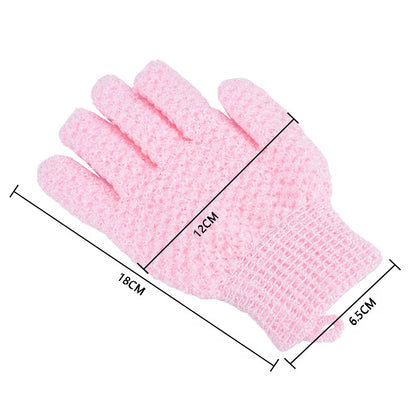 1Pc Bath for Peeling Exfoliating Mitt Gloves for Shower Body Brush Fingers Towel Body Massage Sponge Wash Moisturizing SPA Foam